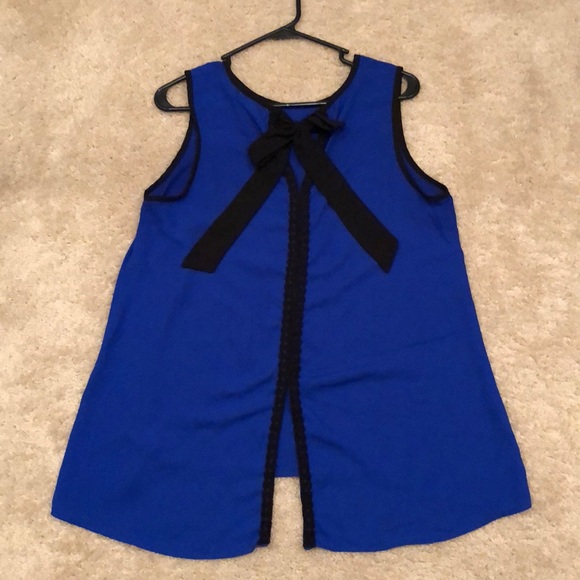 Royal Blue Blouse - Picture 2 of 3